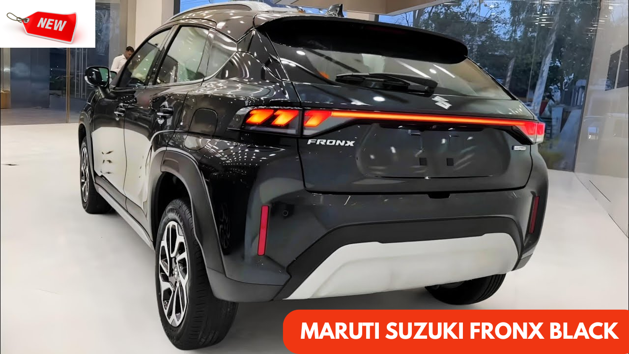 Maruti Suzuki Fronx Black 2025 – The Stylish SUV Made for Indian Roads
